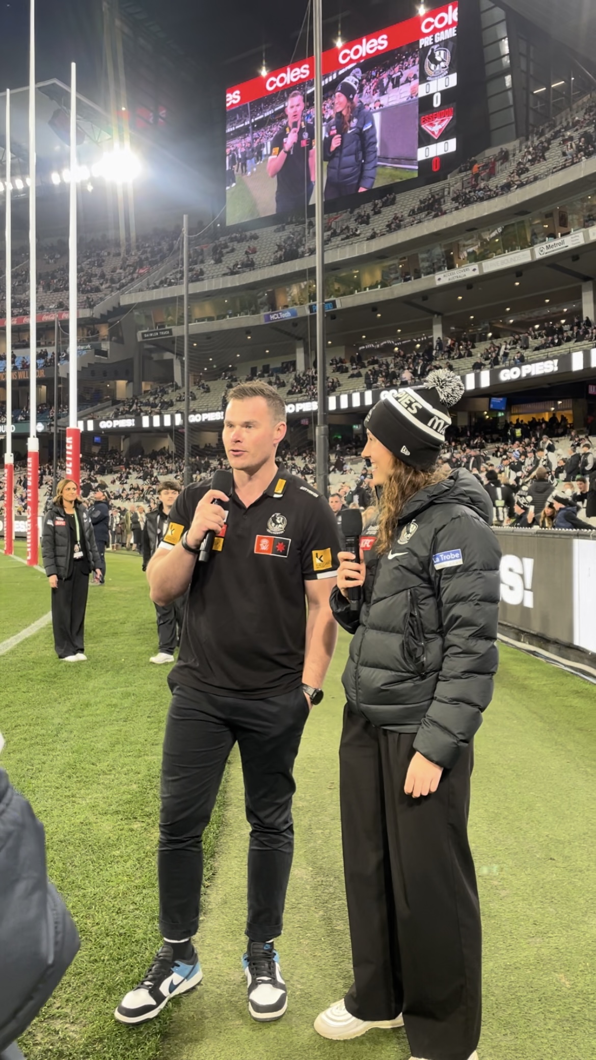 Tom Cashin at stadium event